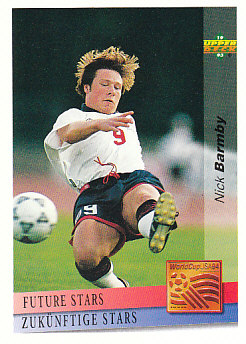 Nick Barmby England Upper Deck World Cup 1994 Preview Eng/Ger Future Stars #126